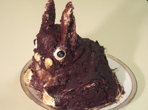 Easter Bunny Chocolate Cake